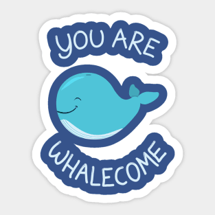 Whale, Thank you! Sticker